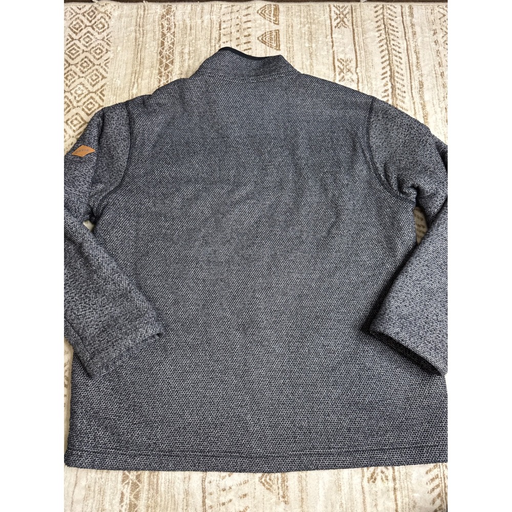 Orvis Shearling Pullover Sweater Large Quarter Zip - image 8
